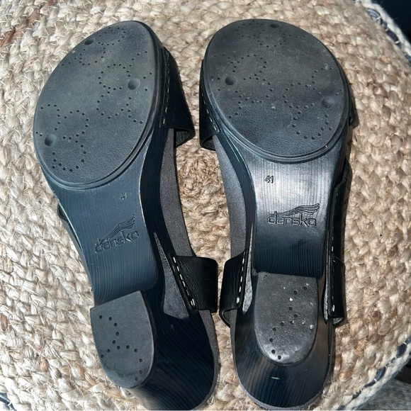 Dansko Tasha Leather Cut Out Platform Sandals - Picture 7 of 11